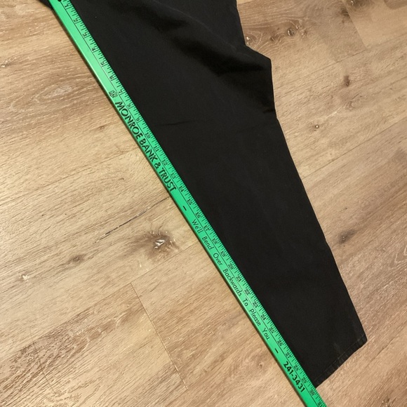 Venezia Jeans - Flat Front Black Pants - Ladies Size 16 - Picture 9 of 12